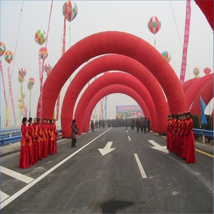 徐汇商场开业纯红拱门